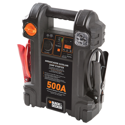 AUXILIAR DE PARTIDA (ARRANCADOR) 500A, 12V, BLACK & DECKER
