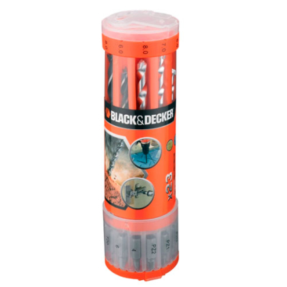 KIT BROCAS E BITS C/23 P�S, BLACK & DECKER