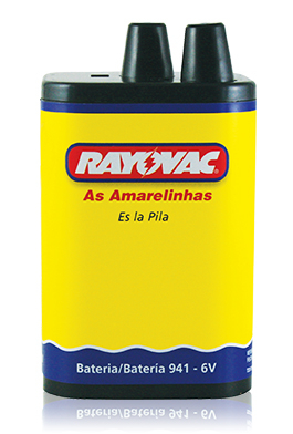 BATERIA PARA LANTERNA 6 VOLTS, RAYOVAC