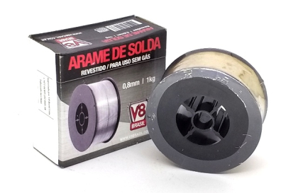 ARAME SOLDA MIG SEM GS, 0.8mm, 1Kg - V8 BRASIL